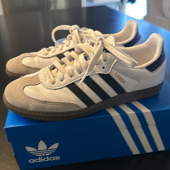 Adidas Samba OG White/black size W71/2 great condition - Picture 4 of 8